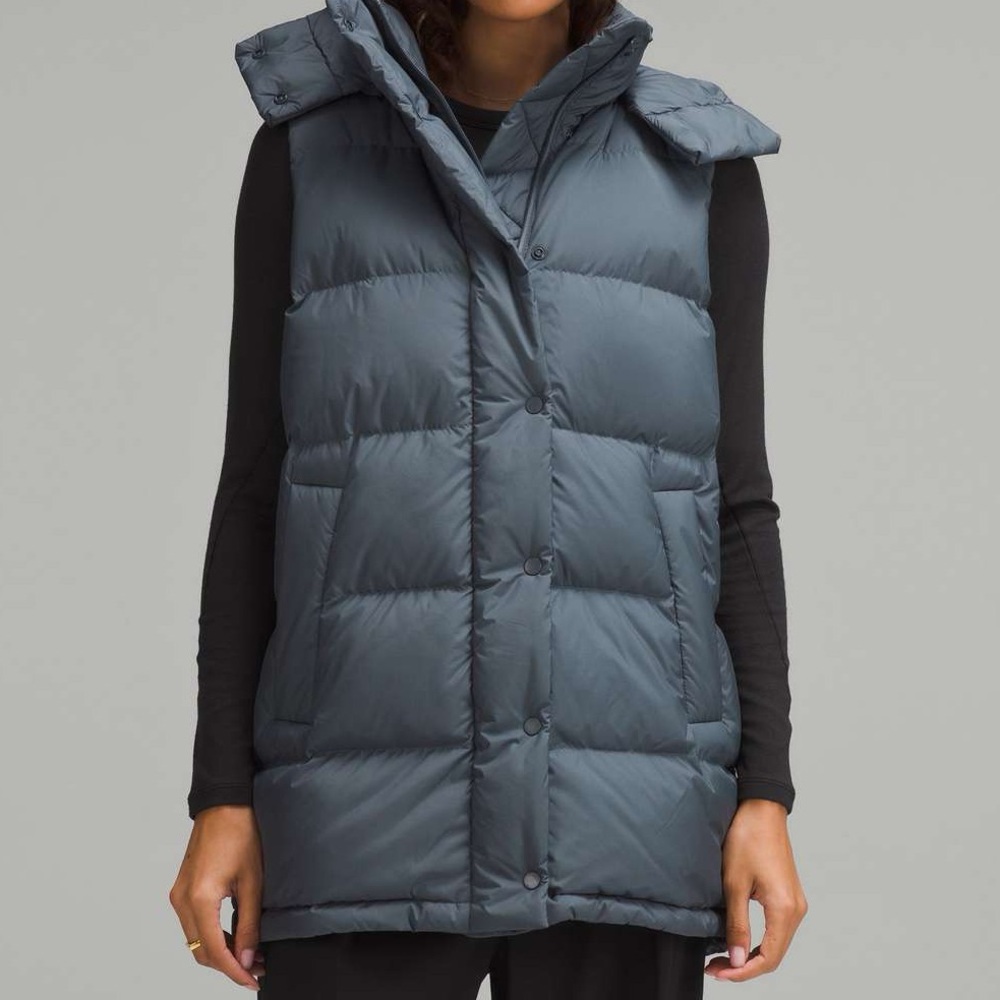 lululemon athletica Gray Puffer Vest